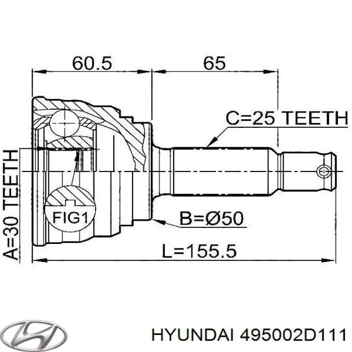  495002D112 Hyundai/Kia