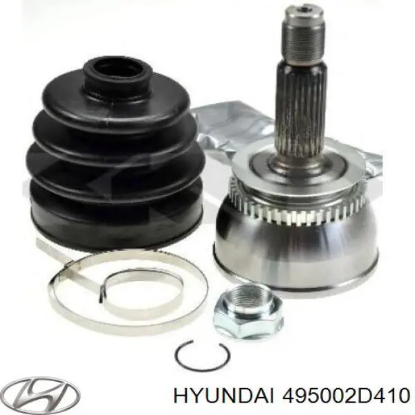 Піввісь передня, права Hyundai/Kia 495002D410 ціна, від 13.09 USD