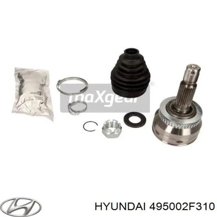 495002F310 Hyundai/Kia Привід передній правий