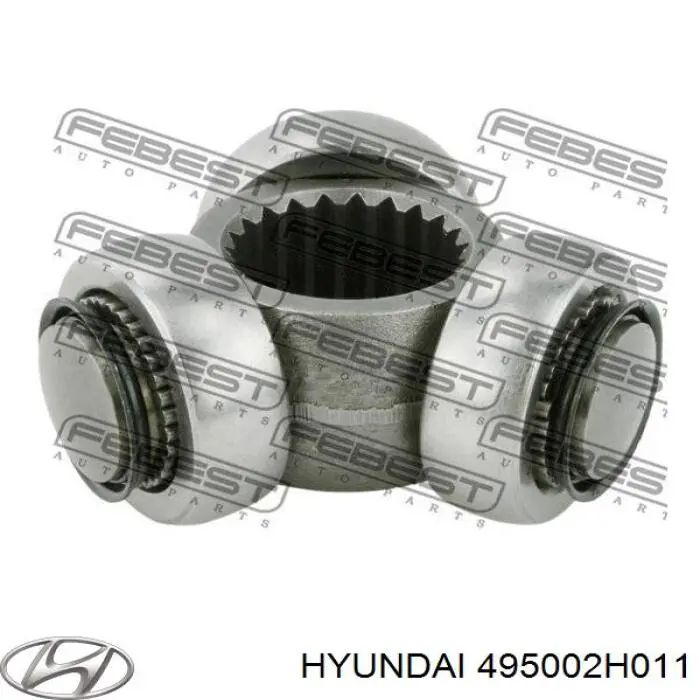495002H011 Hyundai/Kia Привід передній правий