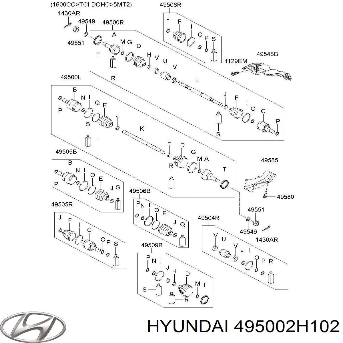  495002H102 Hyundai/Kia