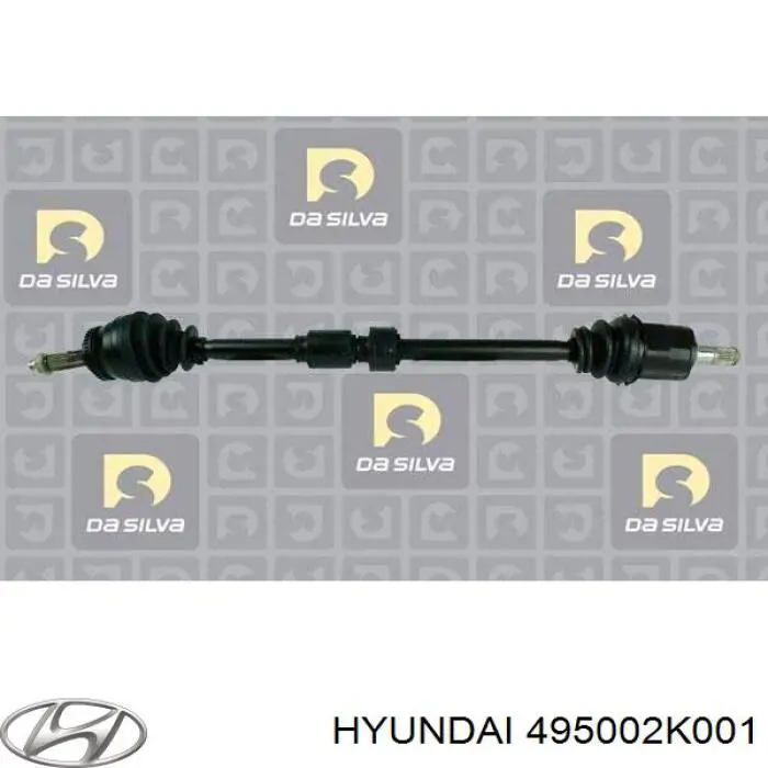 495002K001 Hyundai/Kia Привід передній правий