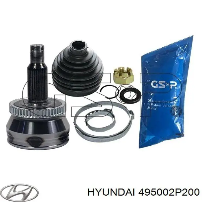 Ліва піввісь 495002P200 Hyundai/Kia
