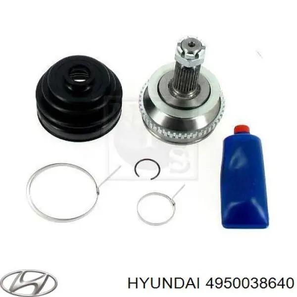 Піввісь (привід) передня, ліва Hyundai Sonata (EF) (Хендай Соната)