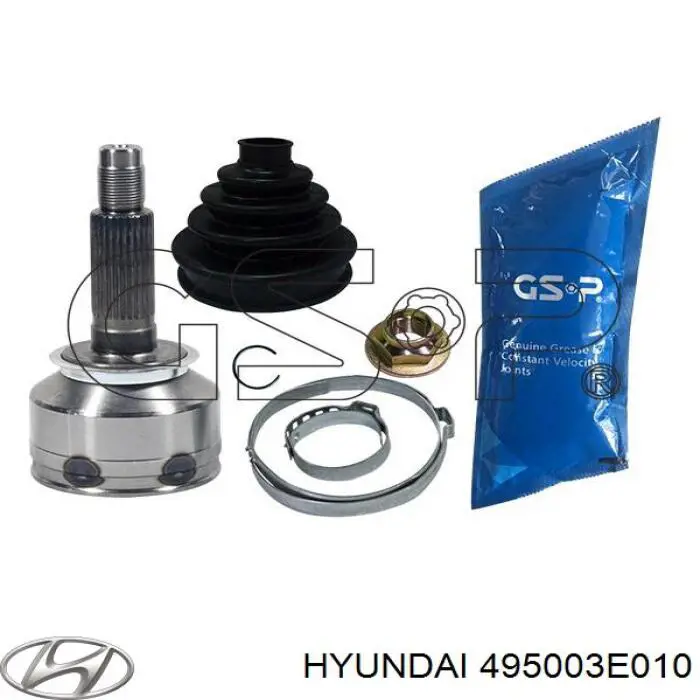 495003E010 Hyundai/Kia Привід передній правий