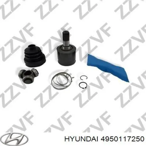 Піввісь передня, права Hyundai/Kia 4950117250 ціна, від 69.06 USD