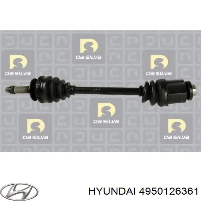 Піввісь передня, права Hyundai/Kia 4950126361 ціна, від 7500 UAH