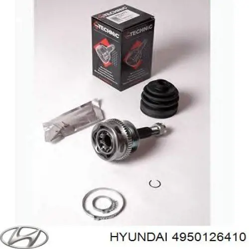 ШРКШ зовнішній передній, лівий Hyundai/Kia 4950126410 ціна, від 35.45 USD