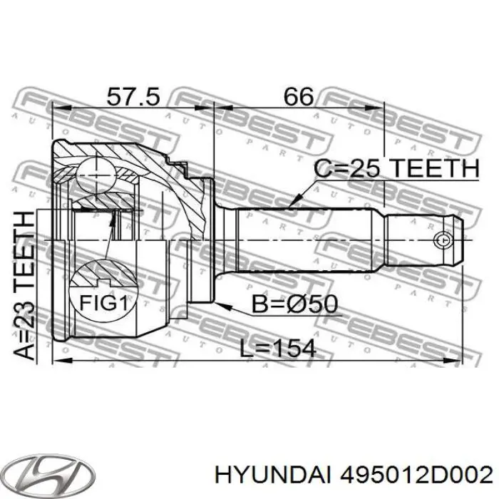  495012D002 Hyundai/Kia