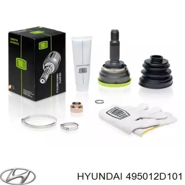 ШРУС зовнішній передній 495012D101 Hyundai/Kia