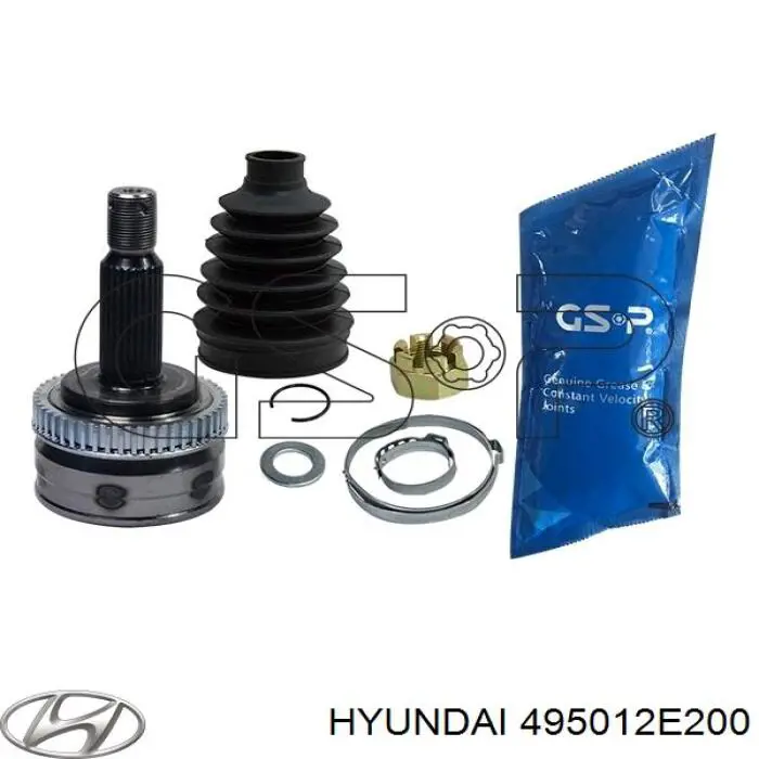 Купити 495012E200 Hyundai/Kia Шарнір різних кутових швидкостей задній