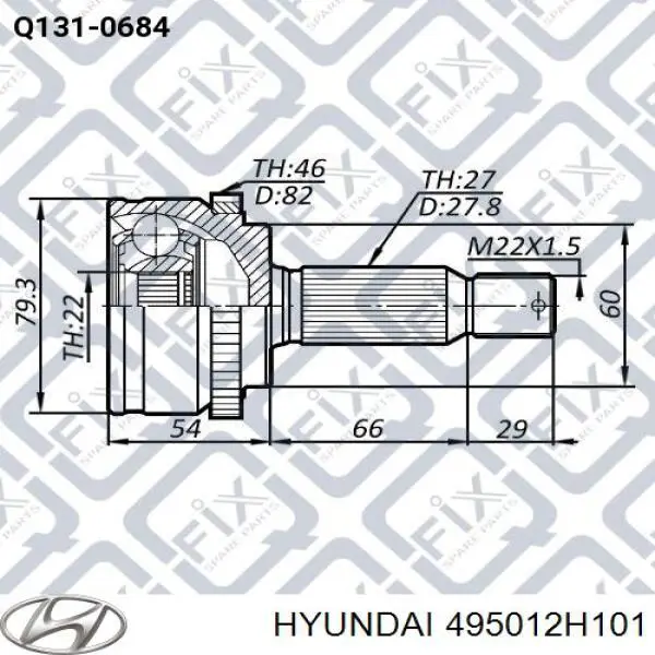 495012H101 Hyundai/Kia 