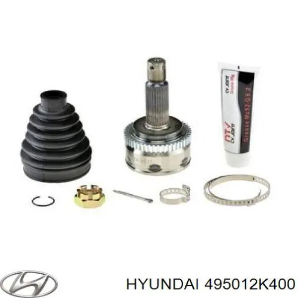 Граната колісна Hyundai/Kia 495012K400 ціна, від 35.46 USD