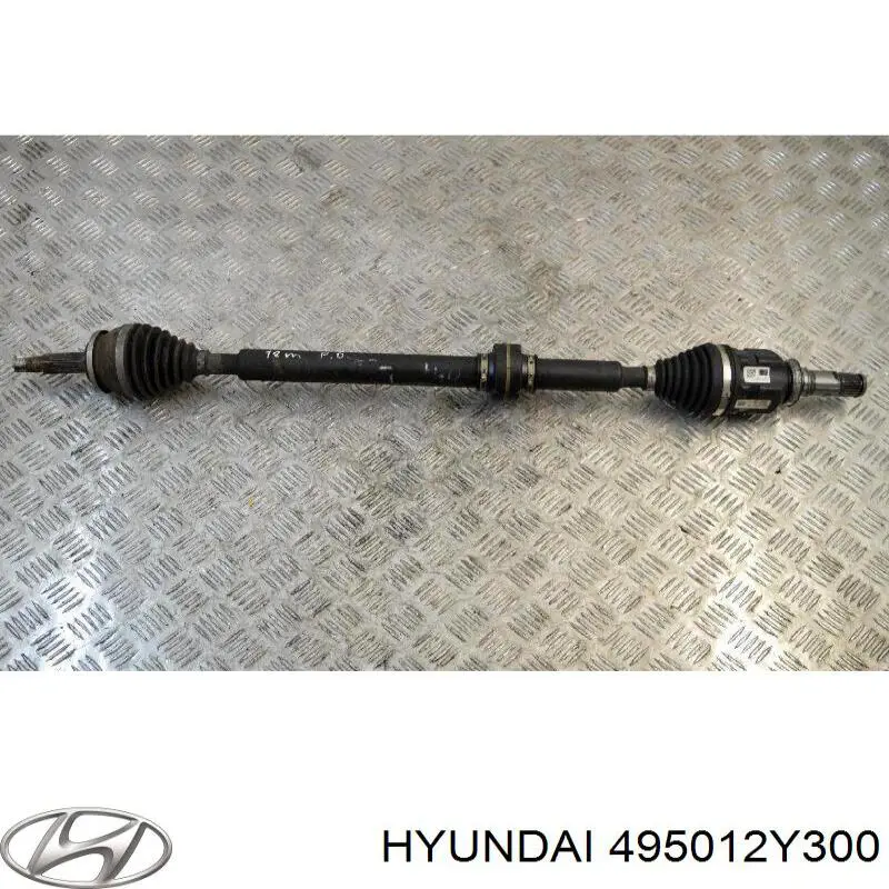 495012Y300 Hyundai/Kia піввісь (привід передня, права)
