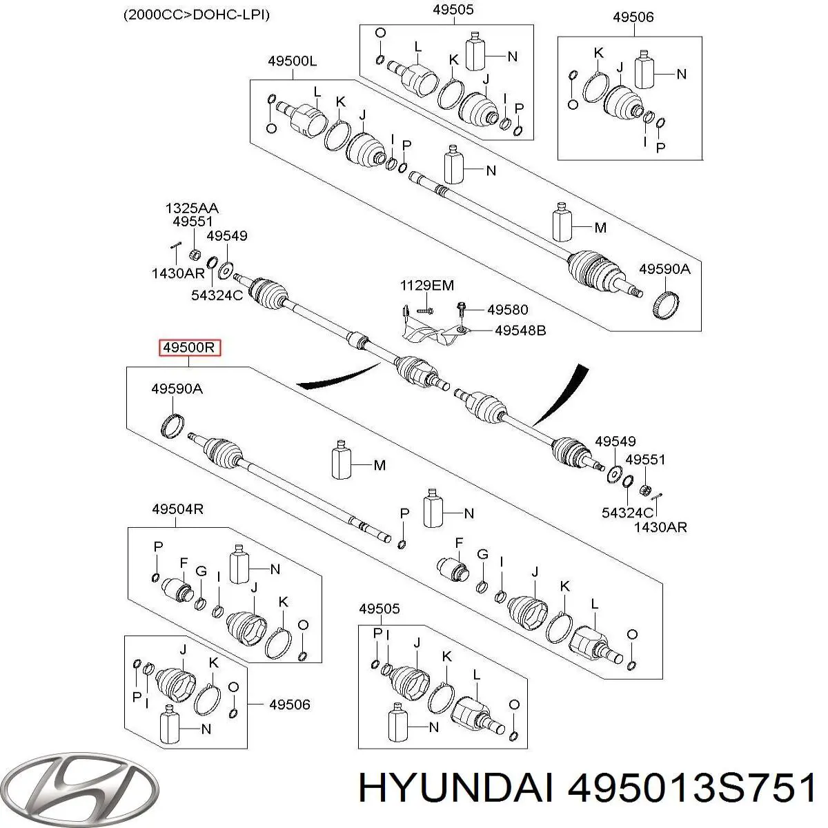 495013S751 Hyundai/Kia 