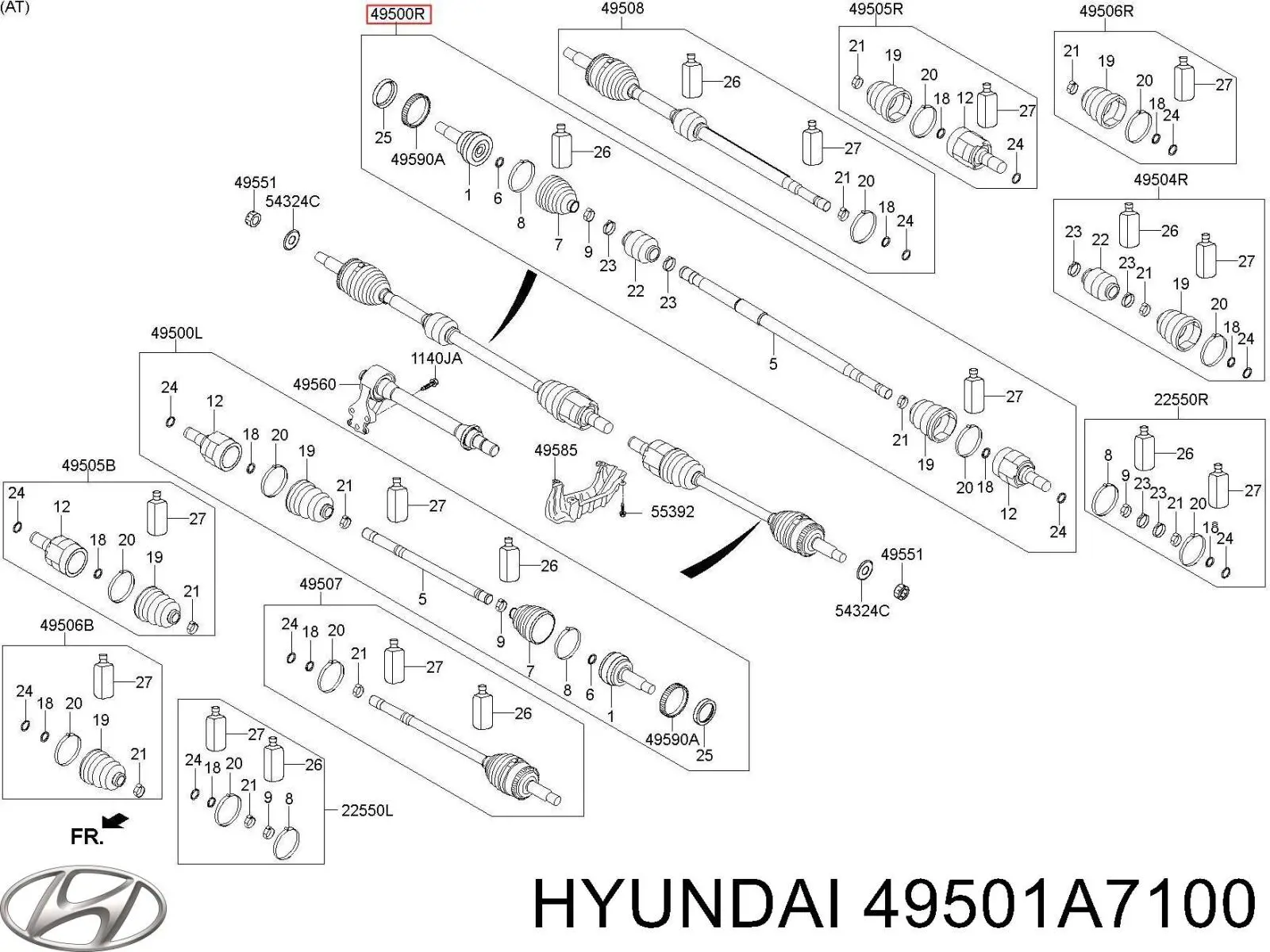 49501A7100 Hyundai/Kia 