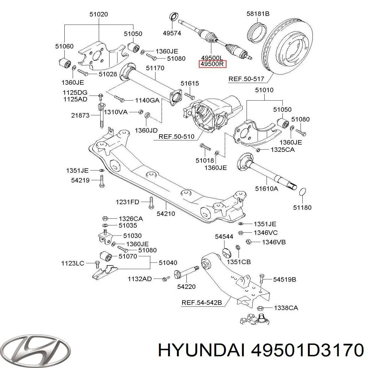 Купити 49501D3170 Hyundai/Kia 