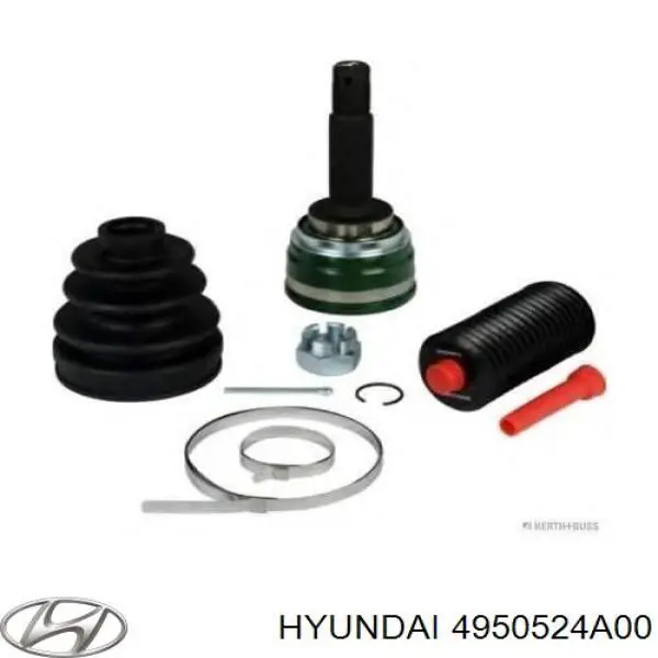 Купити 4950524A00 Hyundai/Kia Граната внутрішня ліва