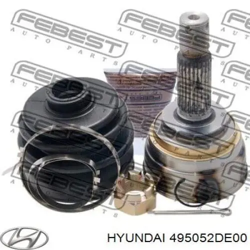 Купити 495052DE00 Hyundai/Kia Граната внутрішня ліва
