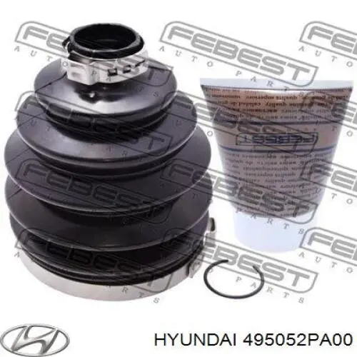 Шарнір кутових швидкостей передній лівий Hyundai/Kia 495052PA00 ціна, від 261.40 USD