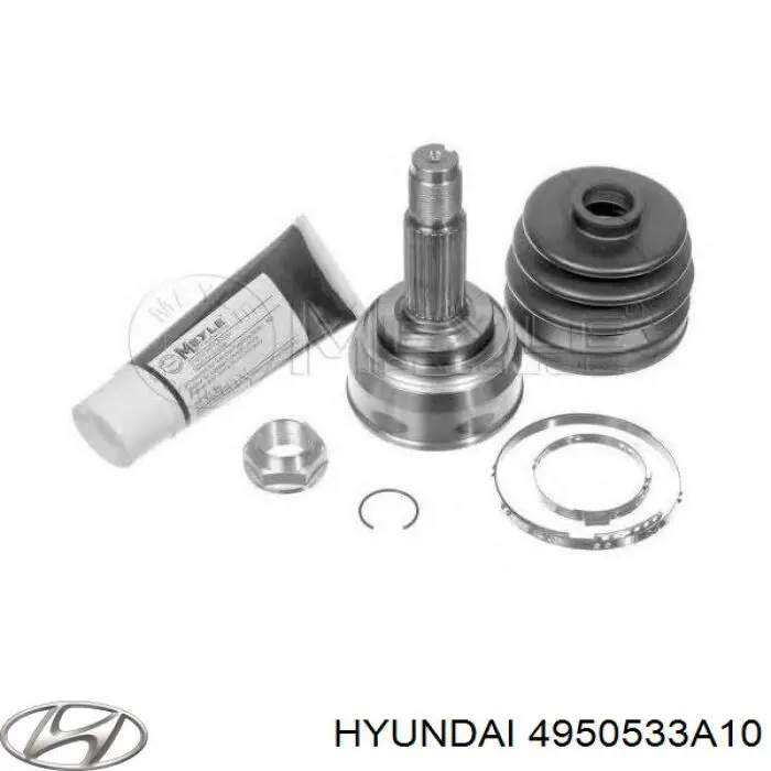 ШРУС внутрішній, передній, лівий Hyundai Sonata III
