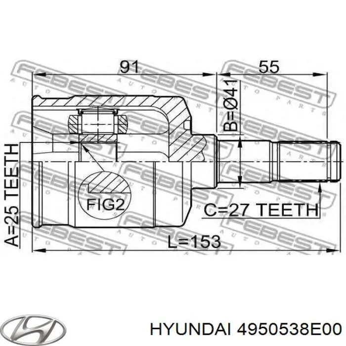 Граната внутрішня ліва TIJ0066 Magneti Marelli