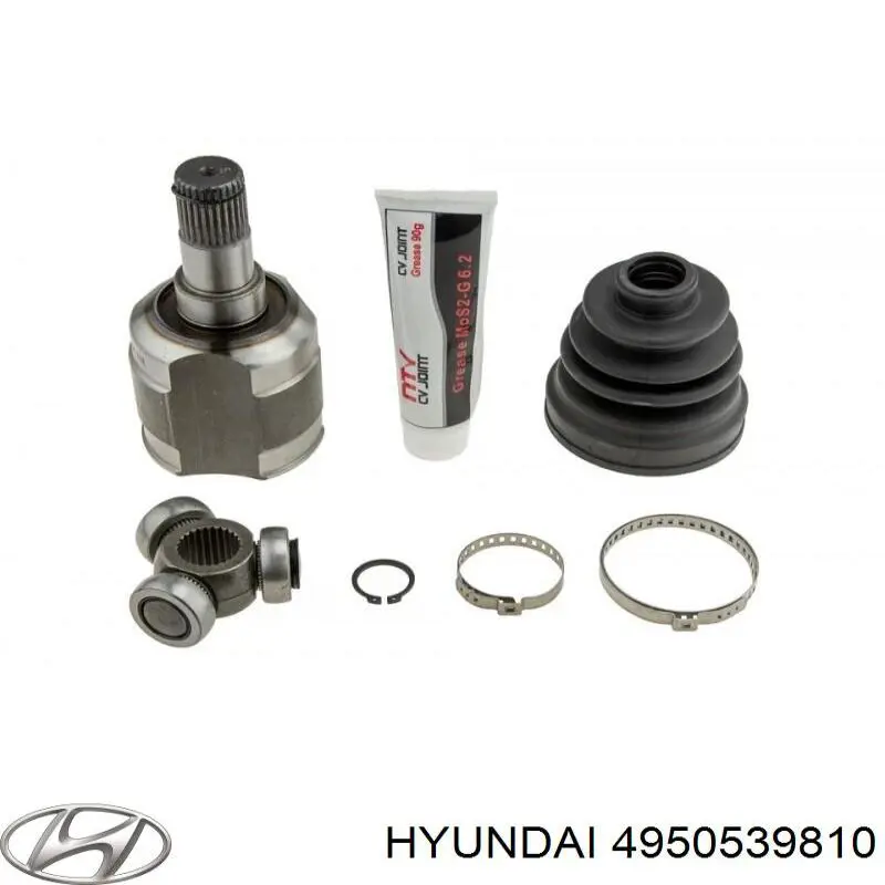 Купити 4950539810 Hyundai/Kia Граната внутрішня, передня, ліва