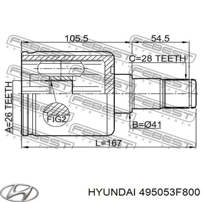  495053F800 Hyundai/Kia