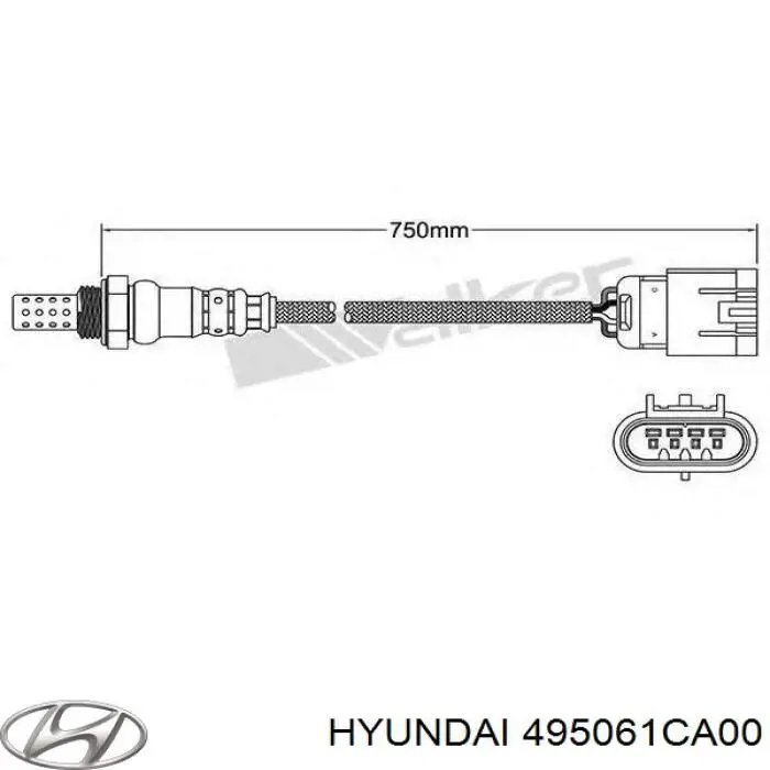 Купити 495061CA00 Hyundai/Kia Пильник шарніра кутових швидкостей внутрішній передній