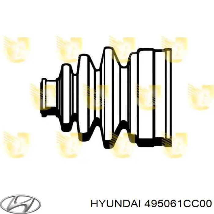 Пильник гранати внутрішній, передній півосі Hyundai/Kia 495061CC00 ціна, від 6.88 USD