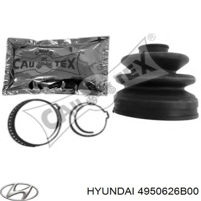4950626B00 Hyundai/Kia пильник шруса зовнішній, задньої піввісі