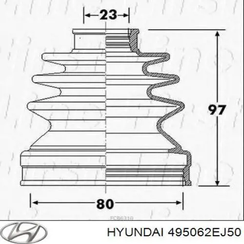  495062EJ50 Hyundai/Kia