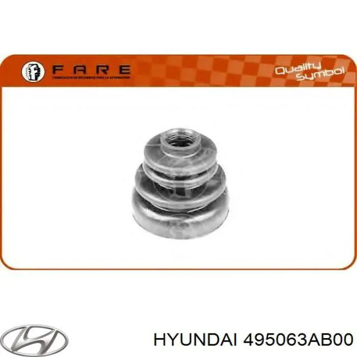 Пильник ШРУСа внутрішній, передній піввісі Hyundai/Kia 495063AB00