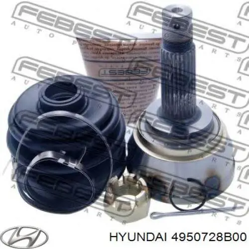 ШРКШ зовнішній передній, правий 4950728B00 Hyundai/Kia
