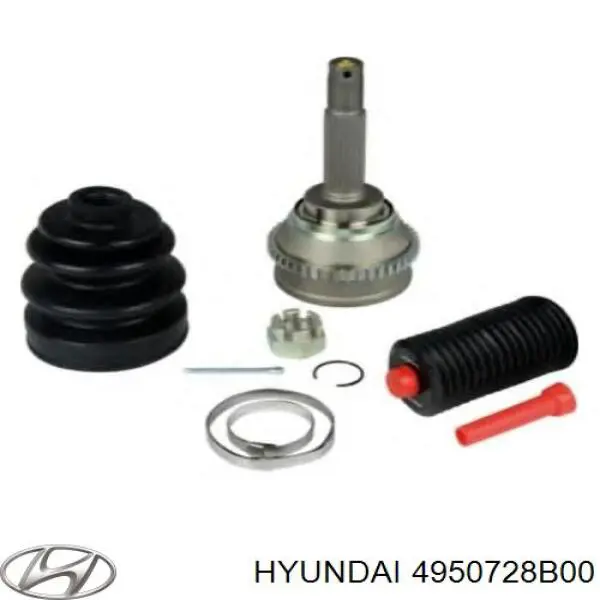 ШРУС зовнішній передній, правий Hyundai/Kia 4950728B00 ціна, від 29.10 USD