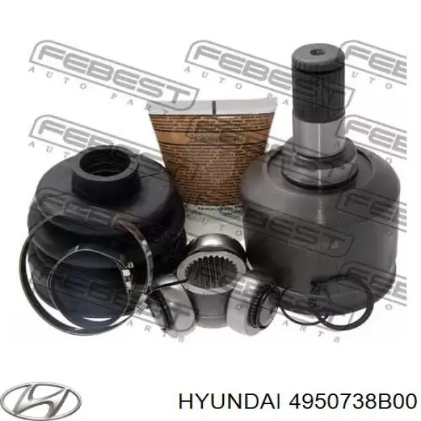 Купити 4950738B00 Hyundai/Kia Ліва піввісь