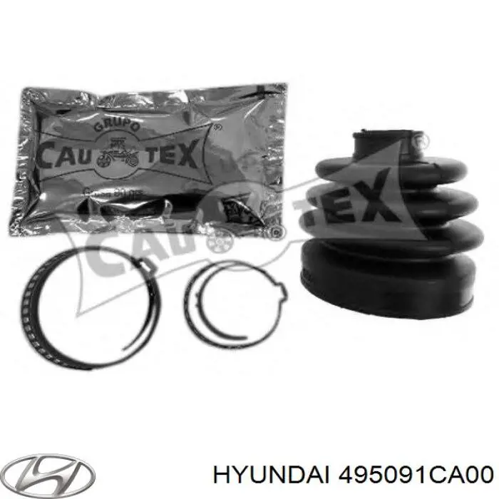 495091CA00 Hyundai/Kia Пильник ШРУСа зовнішній, передній піввісі