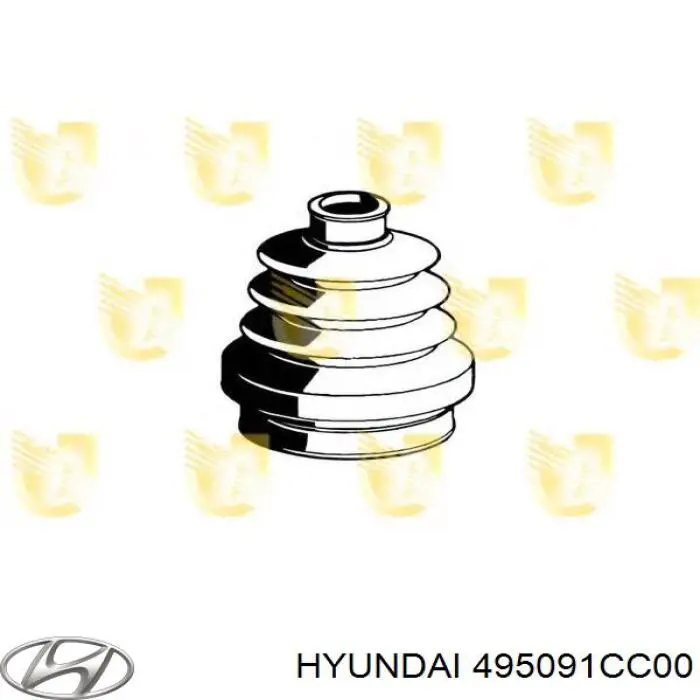 Купити 495091CC00 Hyundai/Kia Пильник шарніра приводу