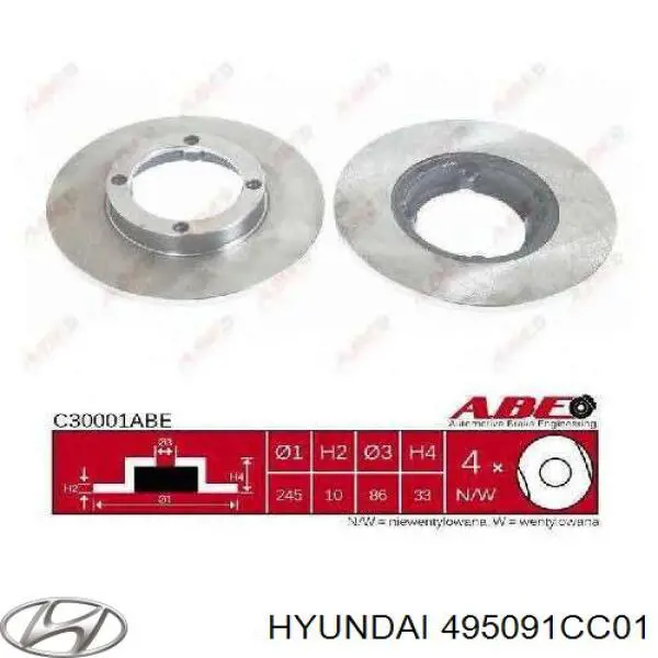 Купити 495091CC01 Hyundai/Kia Пильник шарніра приводу