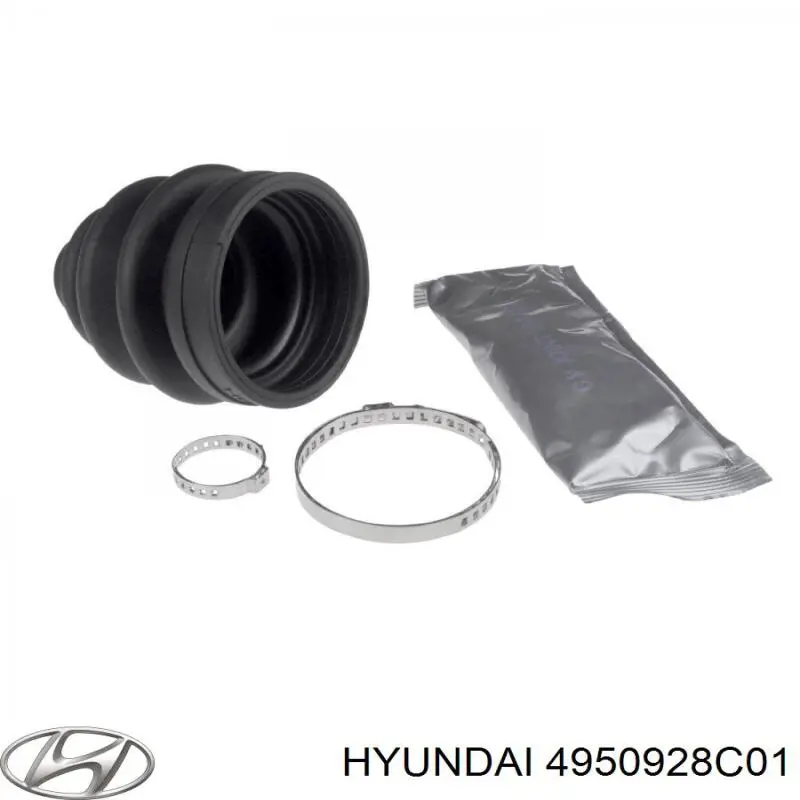 4950928C01 Hyundai/Kia Пильник ШРКШ внутрішній, передній півосі