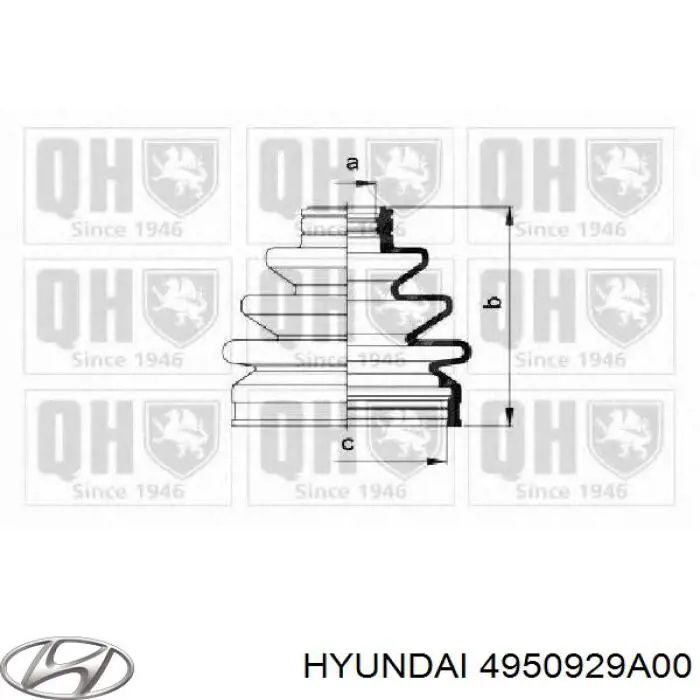 Купити 4950929A00 Hyundai/Kia Пильник шарніра приводу