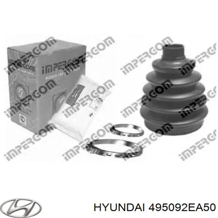 495092EA50 Hyundai/Kia пильник шруса зовнішній, лівий
