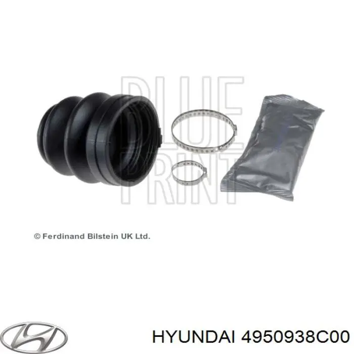 4950938C00 Hyundai/Kia пильник шруса зовнішній, передній піввісі