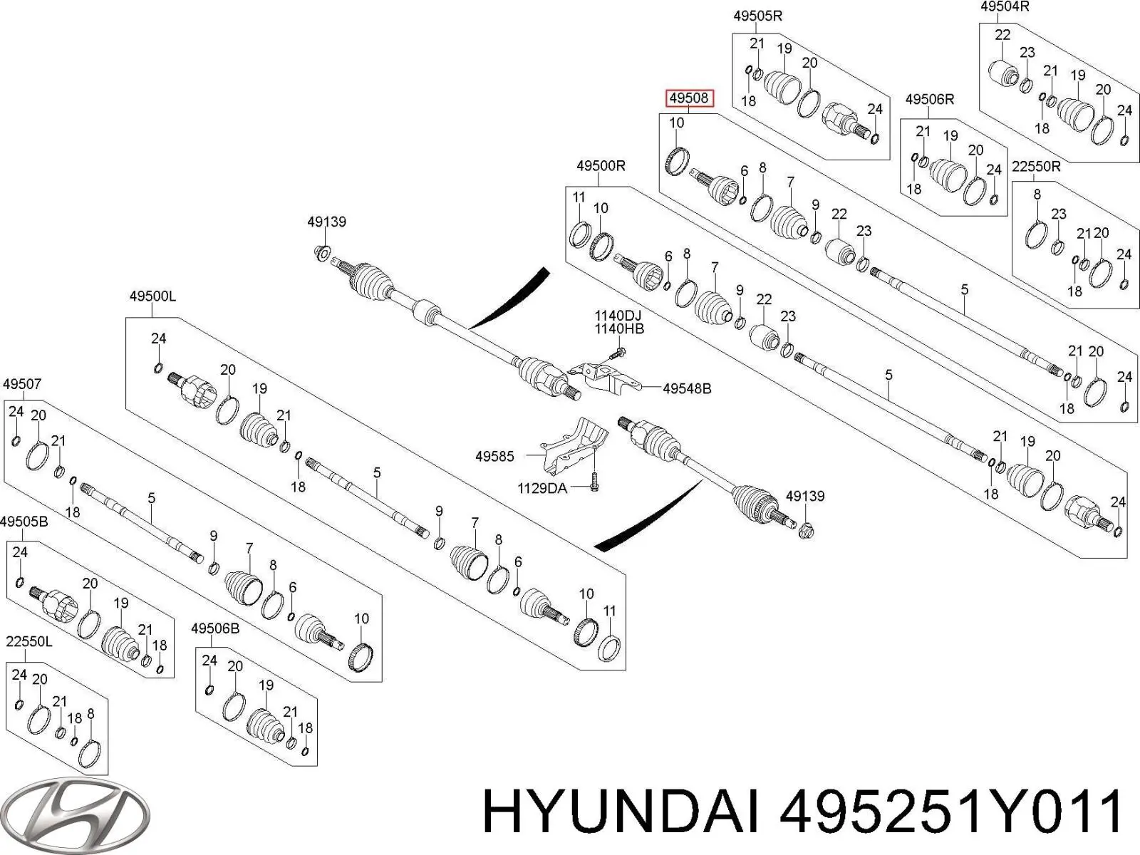  495251Y011 Hyundai/Kia