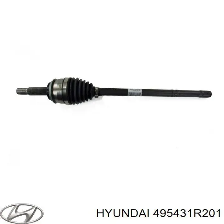 495431R201 Hyundai/Kia Пильник ШРКШ внутрішній, передній півосі
