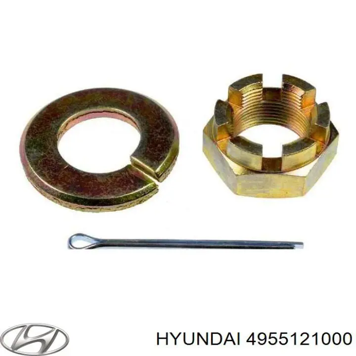 Гайка ступиці на Hyundai Lantra II 