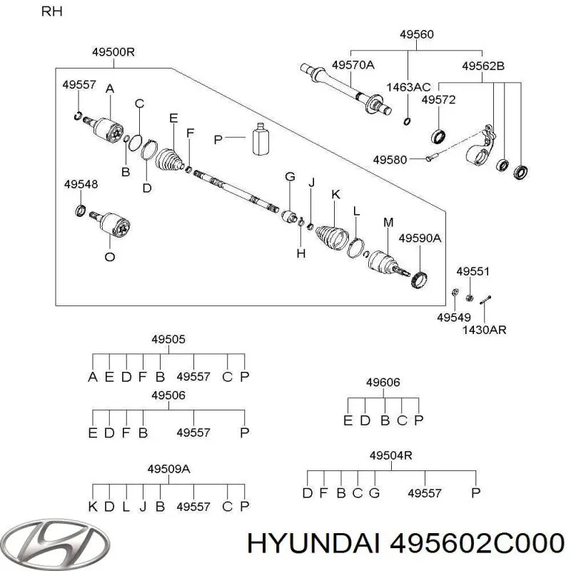 Купити 495602C000 Hyundai/Kia 