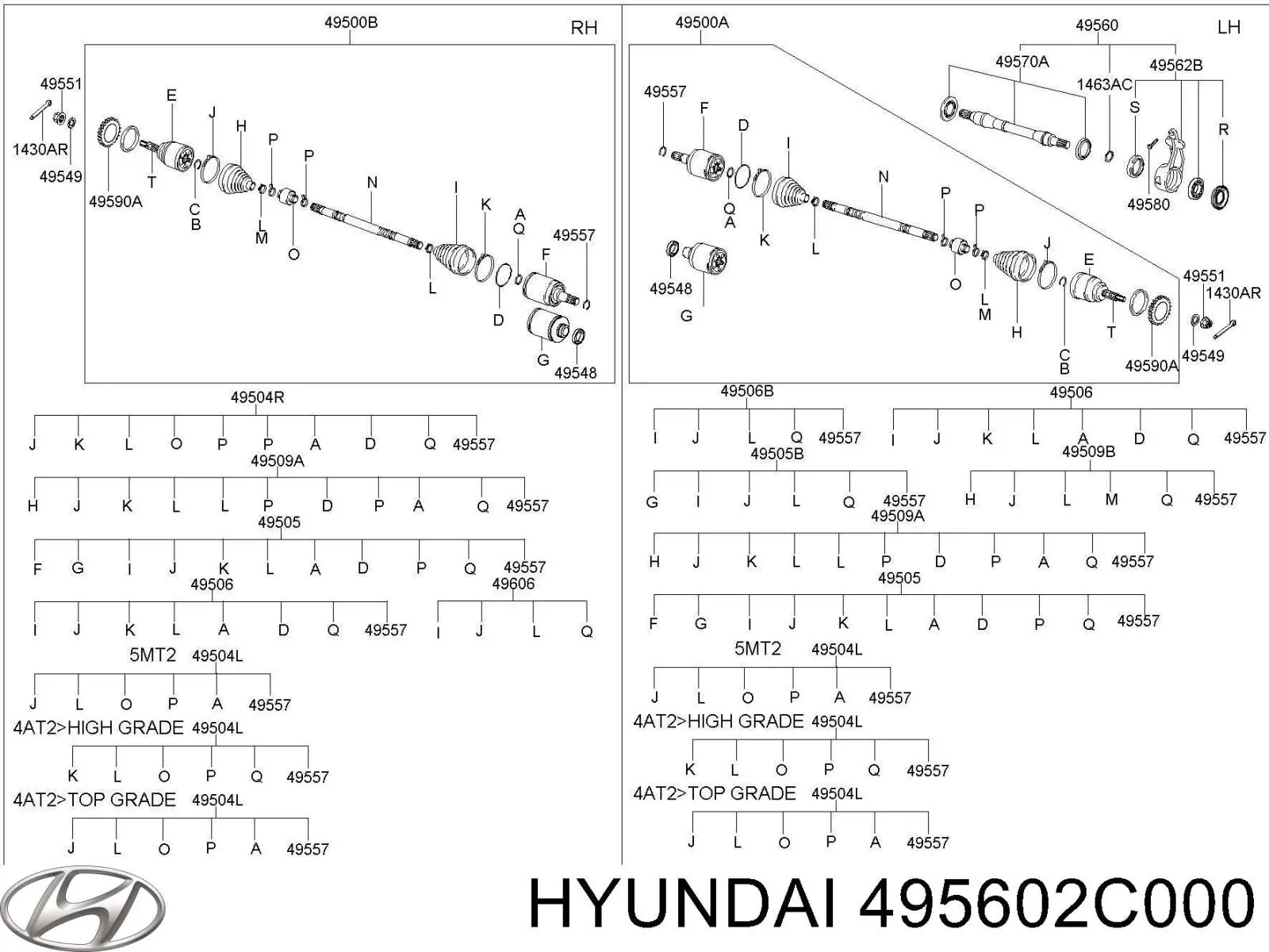 495602C000 Hyundai/Kia 