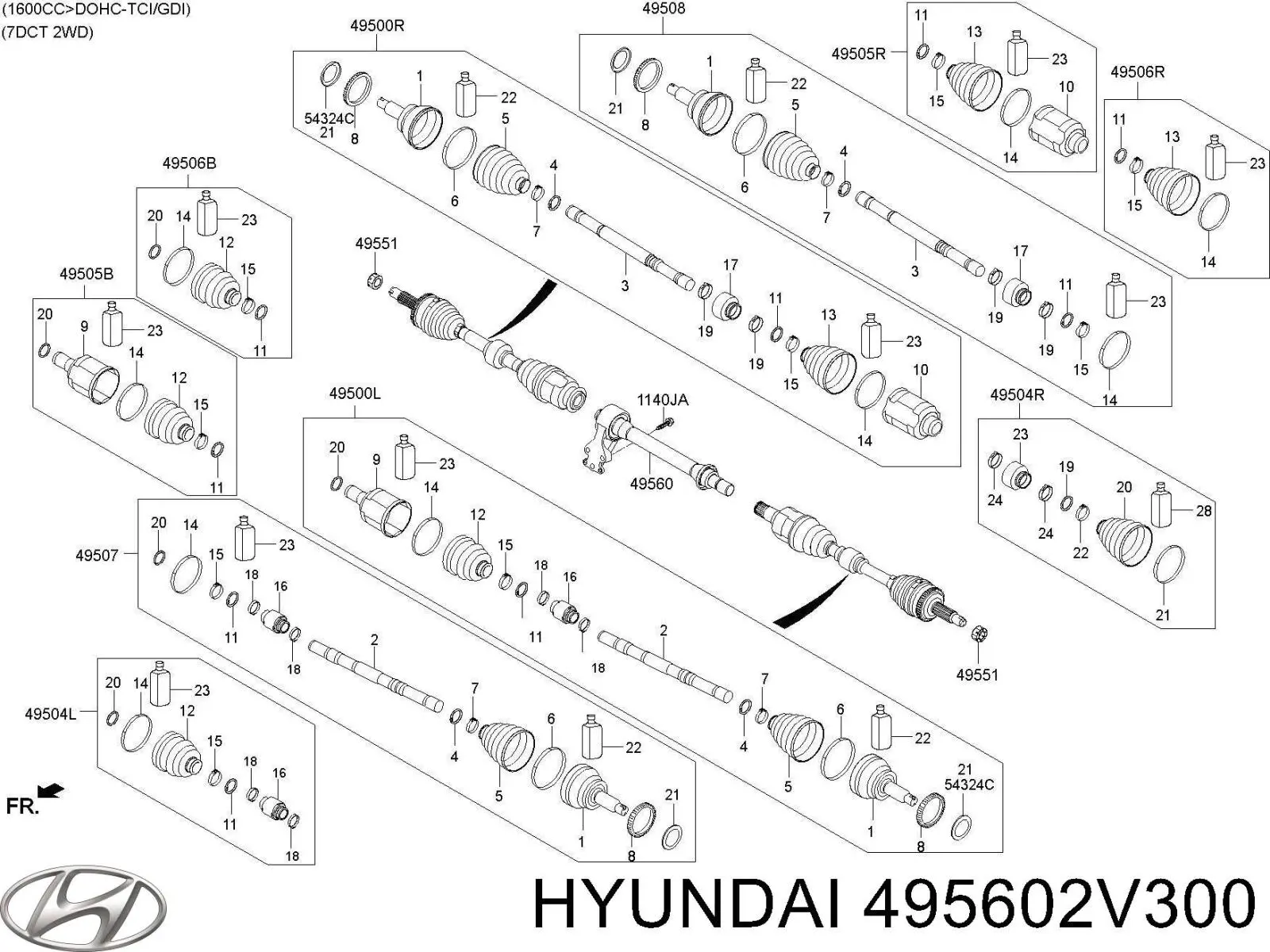 495602V300 Hyundai/Kia 