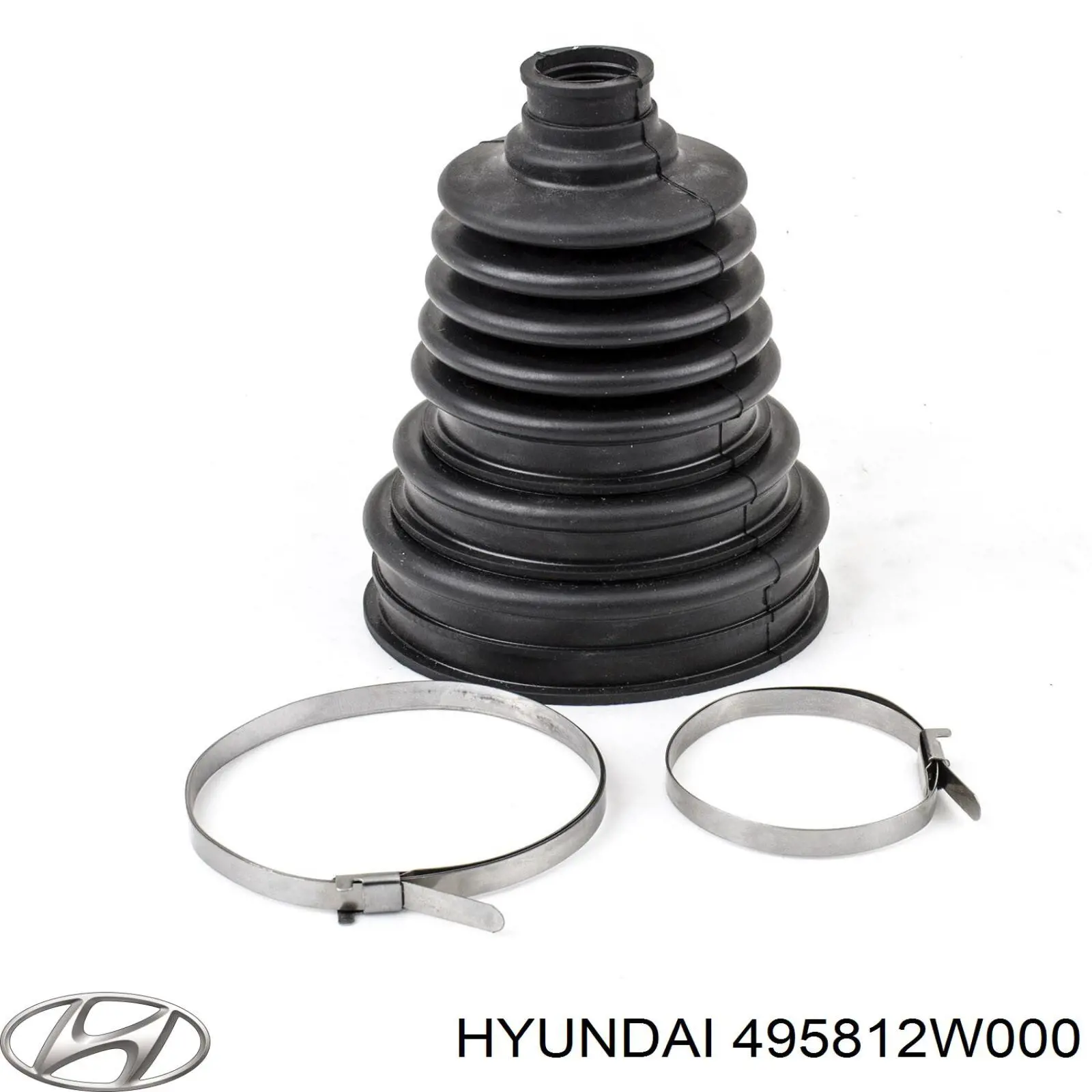 495812W000 Hyundai/Kia Пильники ШРУСів передній піввісі, комплект